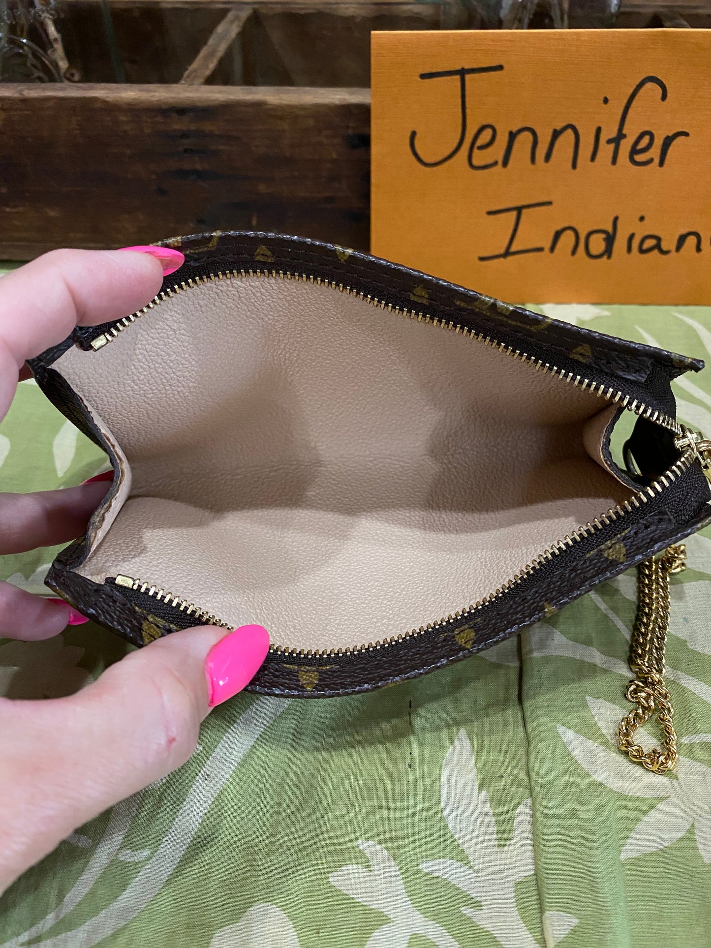 Bucket Pouch PM- comes with original wristlet strap