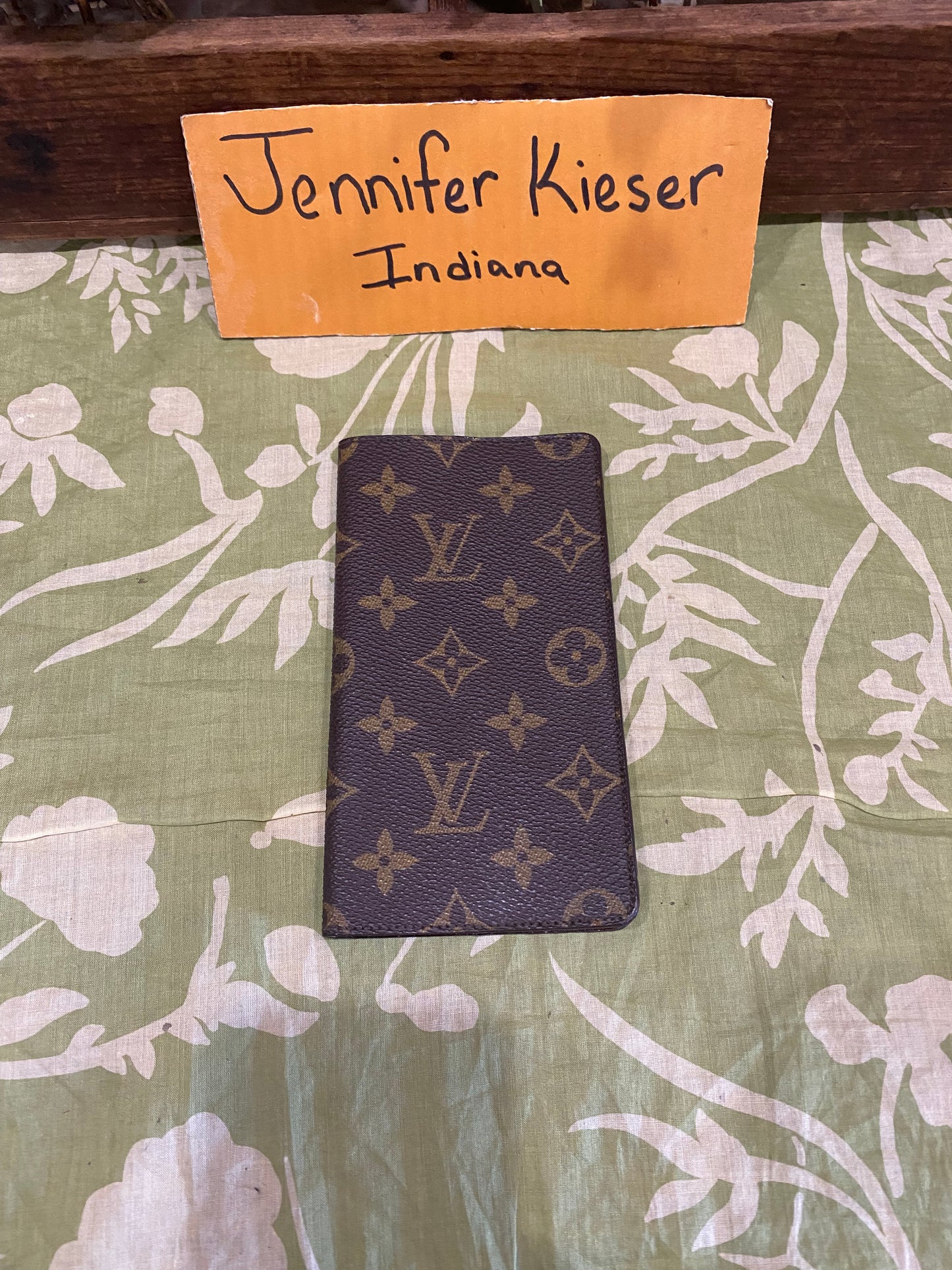 Vintage Checkbook Cover