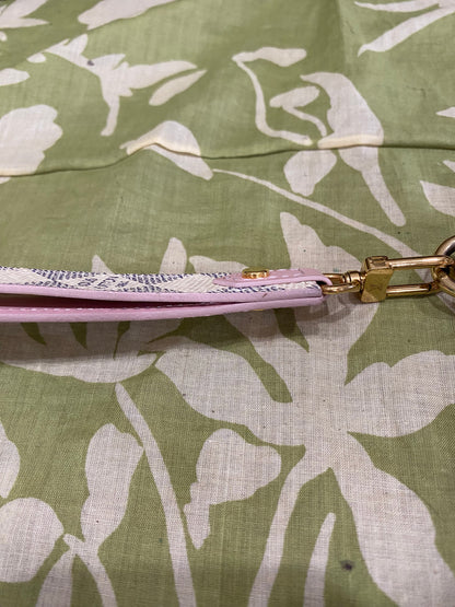 City Pouch- studded DA print with removable wristlet strap