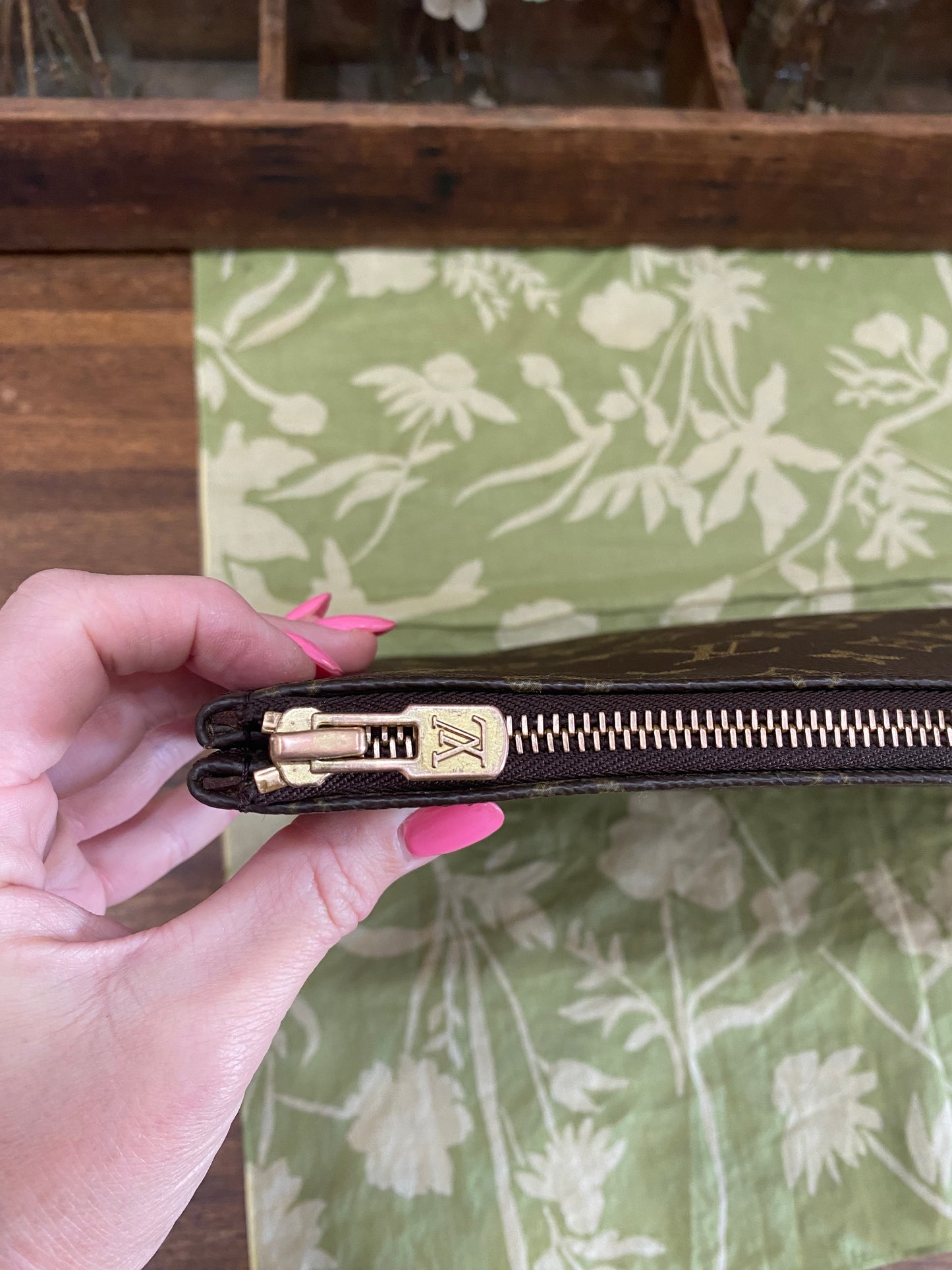 Vintage Porte Document Portfolio Clutch