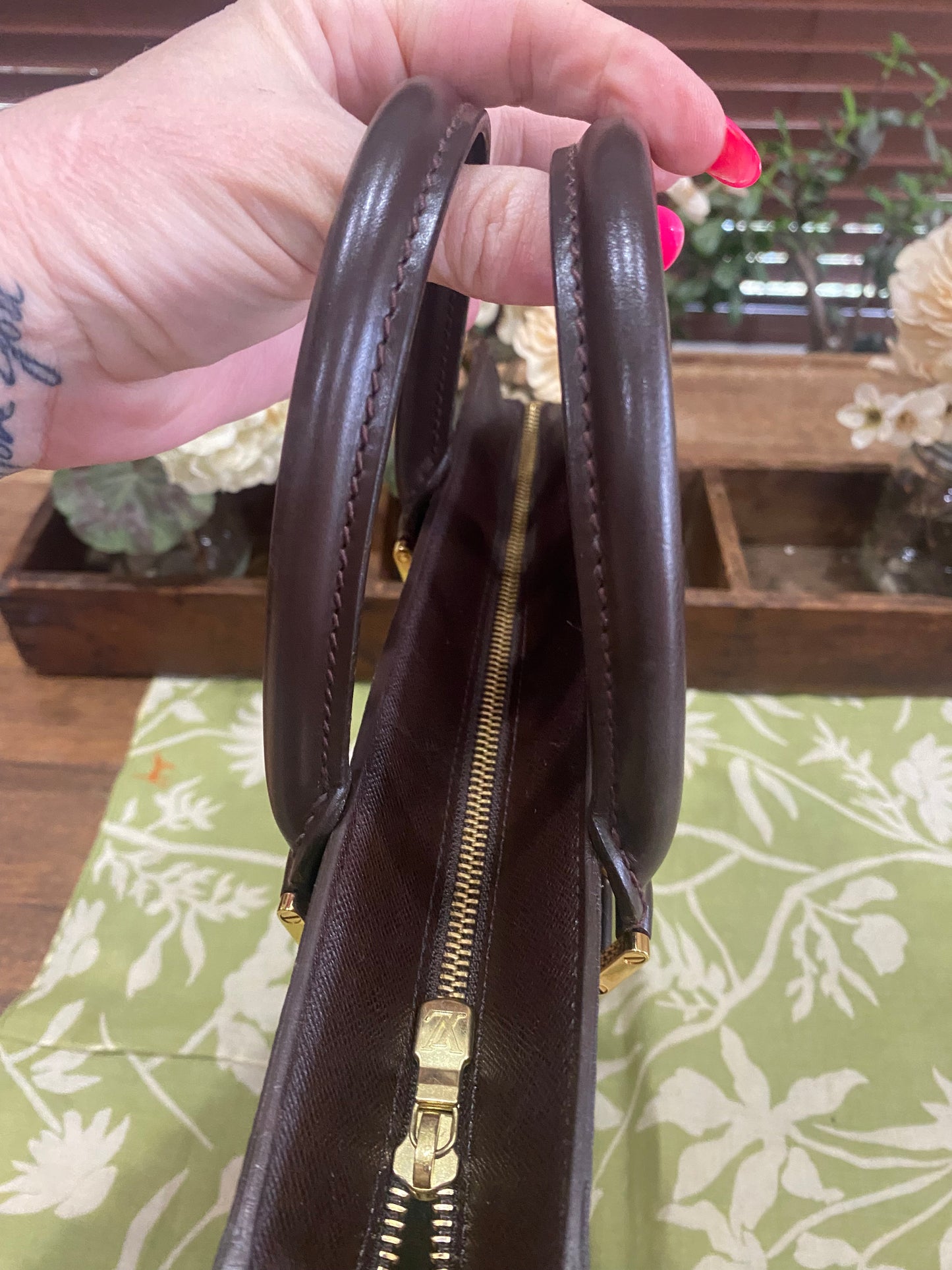 Venice PM Sac Plat in Damier Ebene