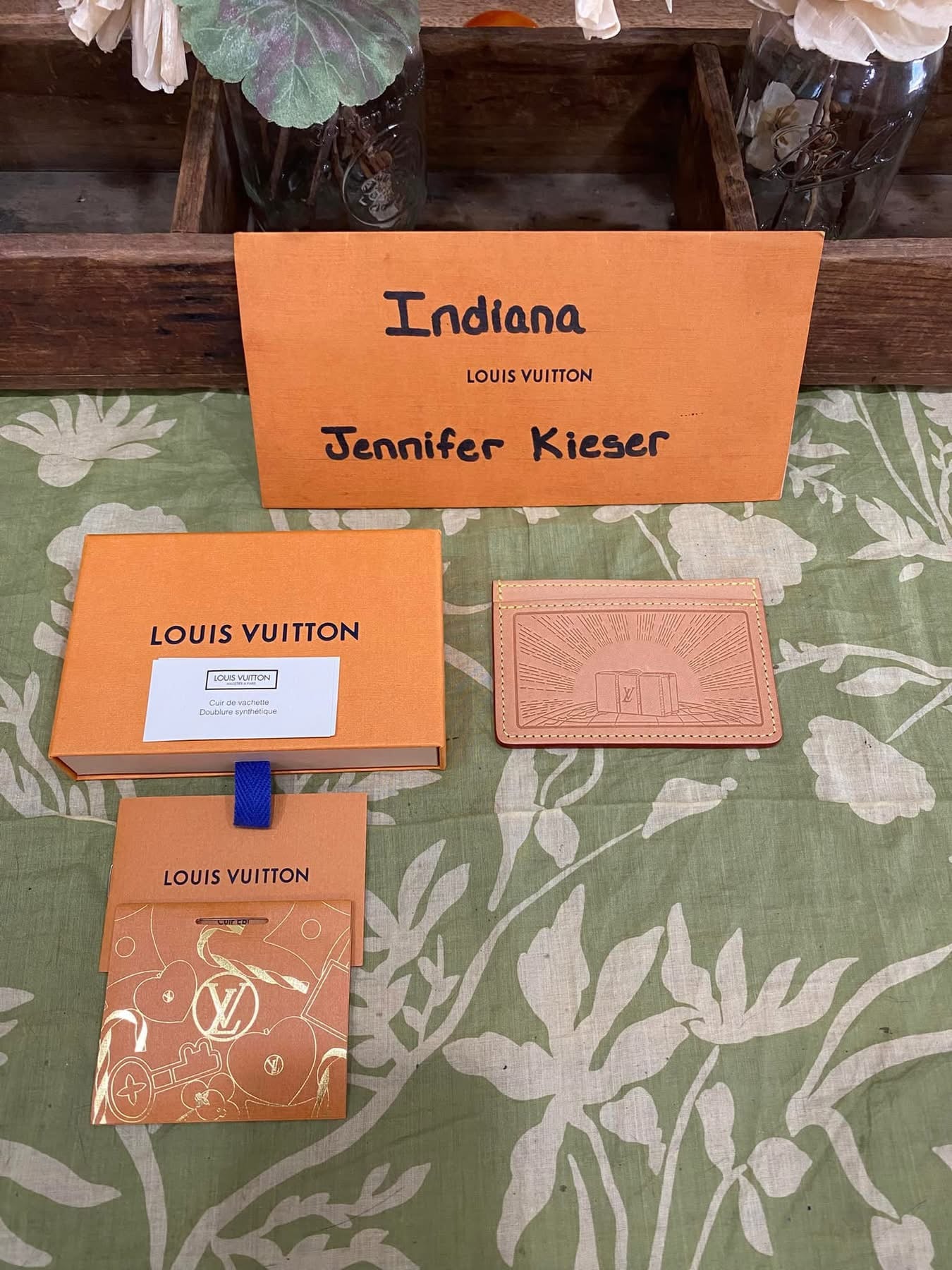 Vachetta Porte Cartes Voyage Credit Card Case