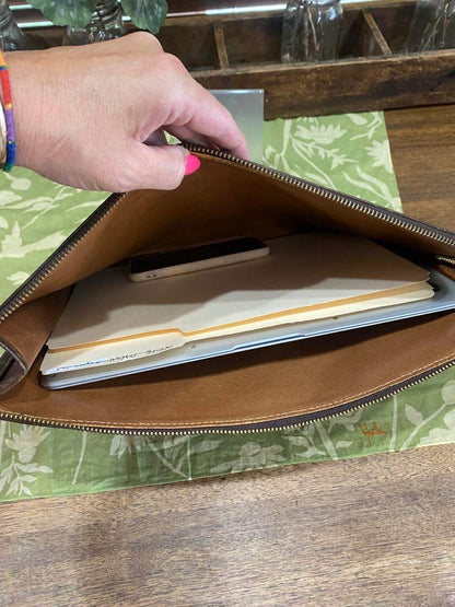 Vintage Porte Document Portfolio Clutch