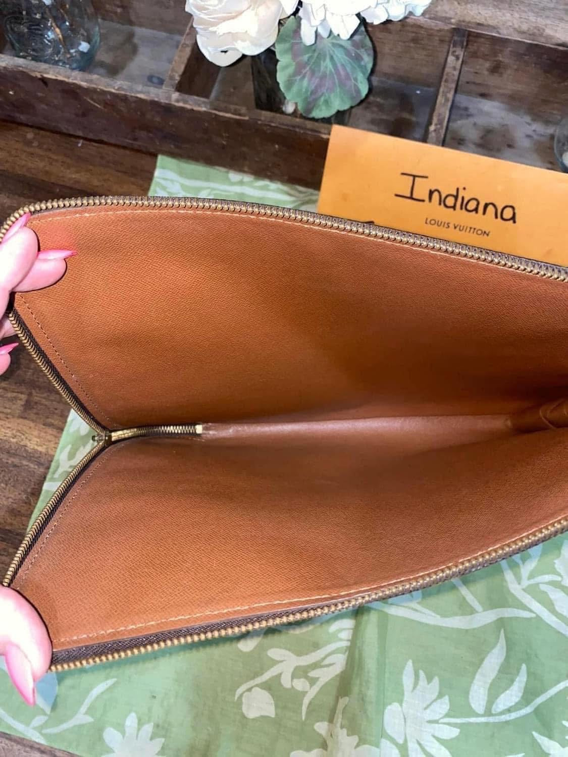 Vintage Porte Document Portfolio Clutch