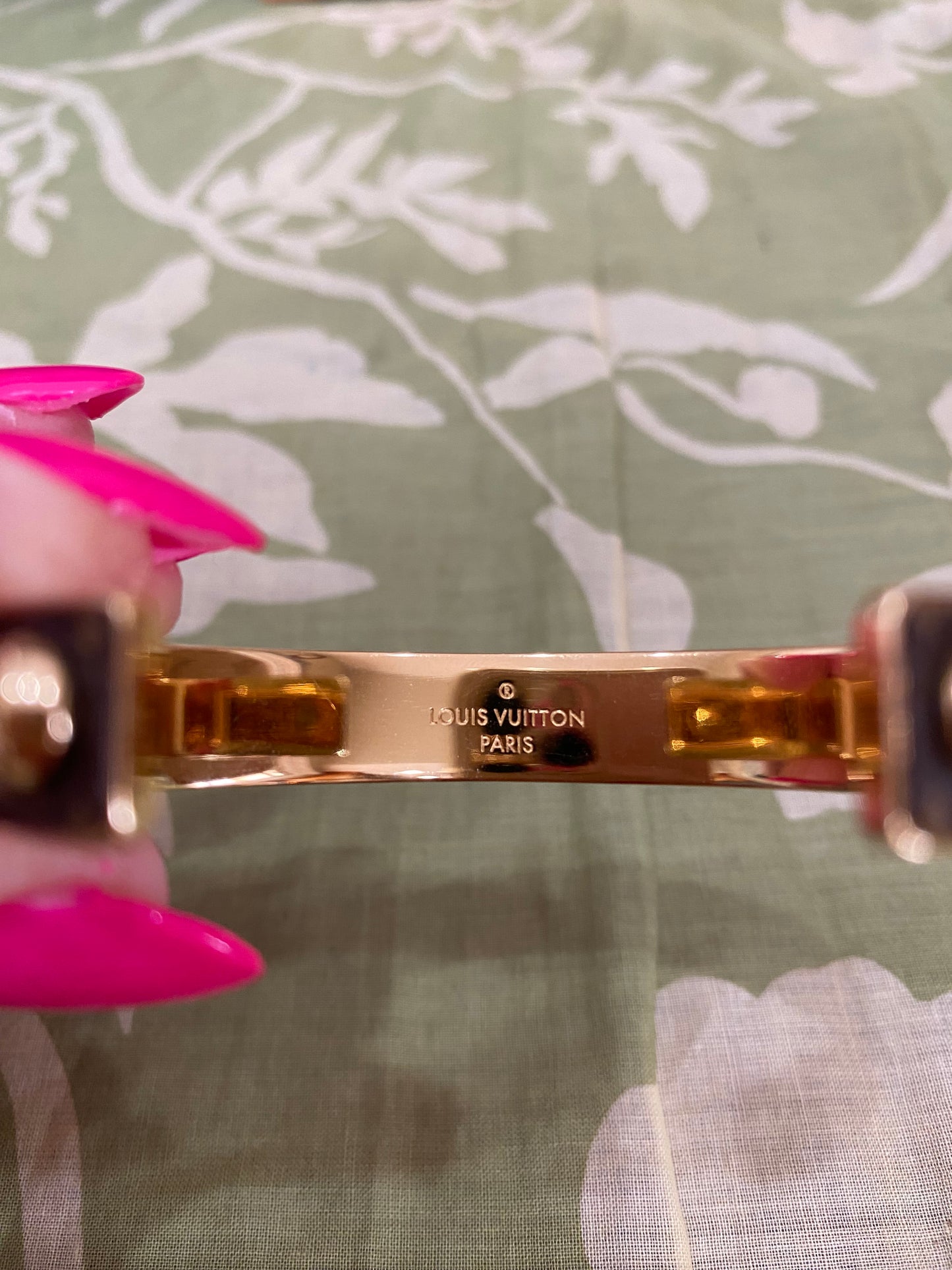 Monogram Jonck Wild Bangle Cuff Bracelet