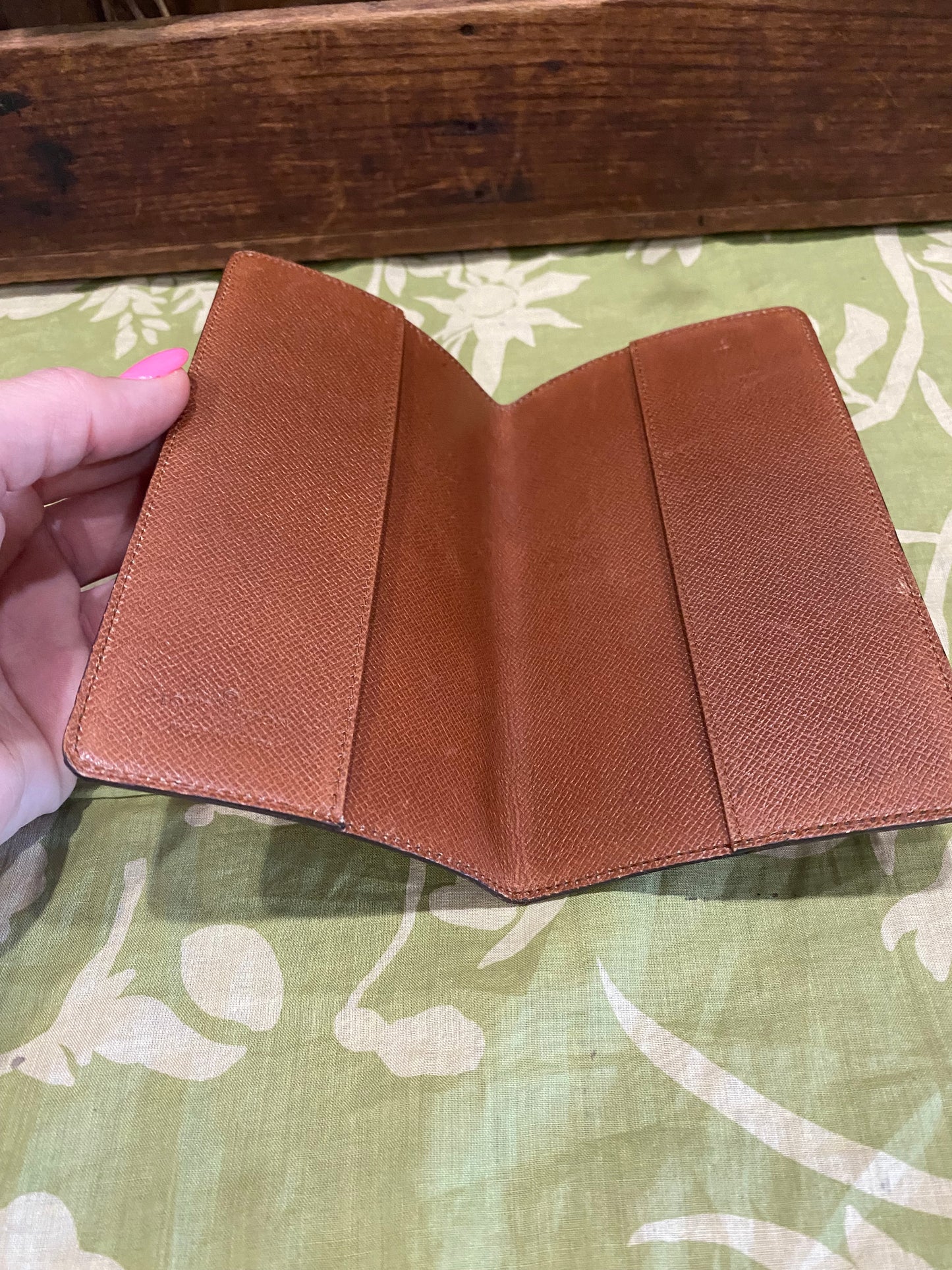 Vintage Checkbook Cover