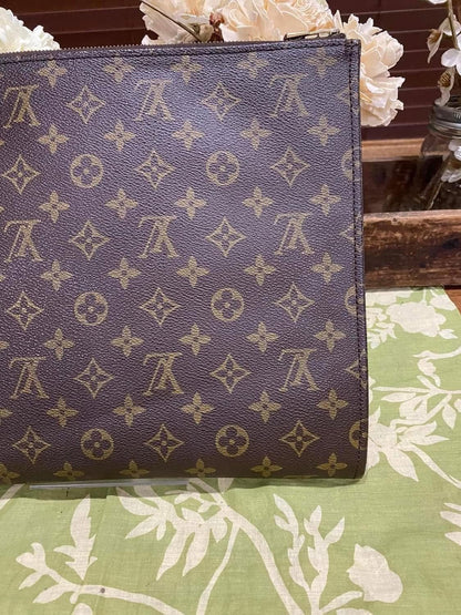 Vintage Porte Document Portfolio Clutch