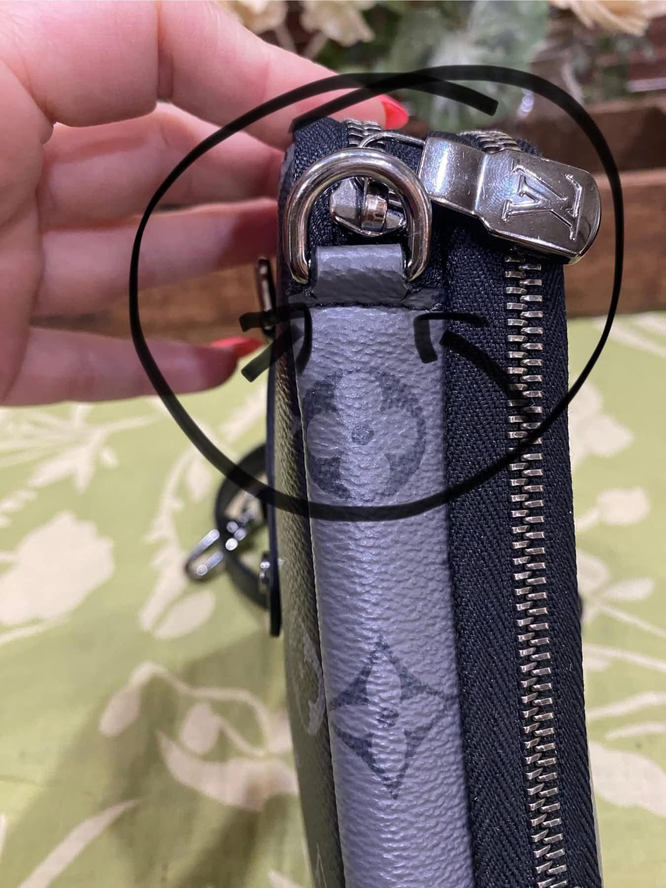 Reverse Monogram Eclipse Double Phone Pouch