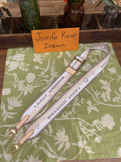 NEW Jacquard Adjustable Bandouliere Strap
