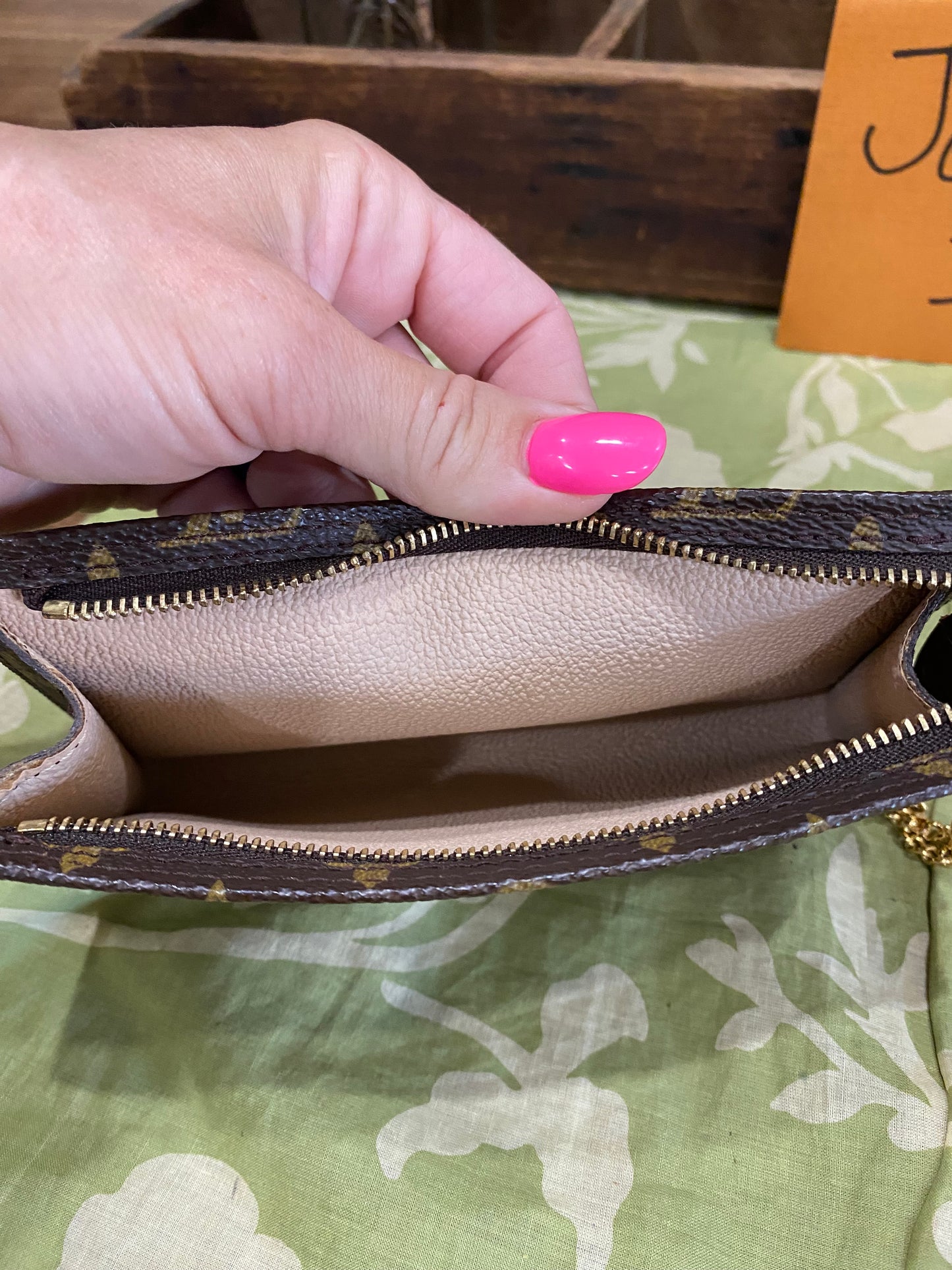 Bucket Pouch PM- comes with original wristlet strap