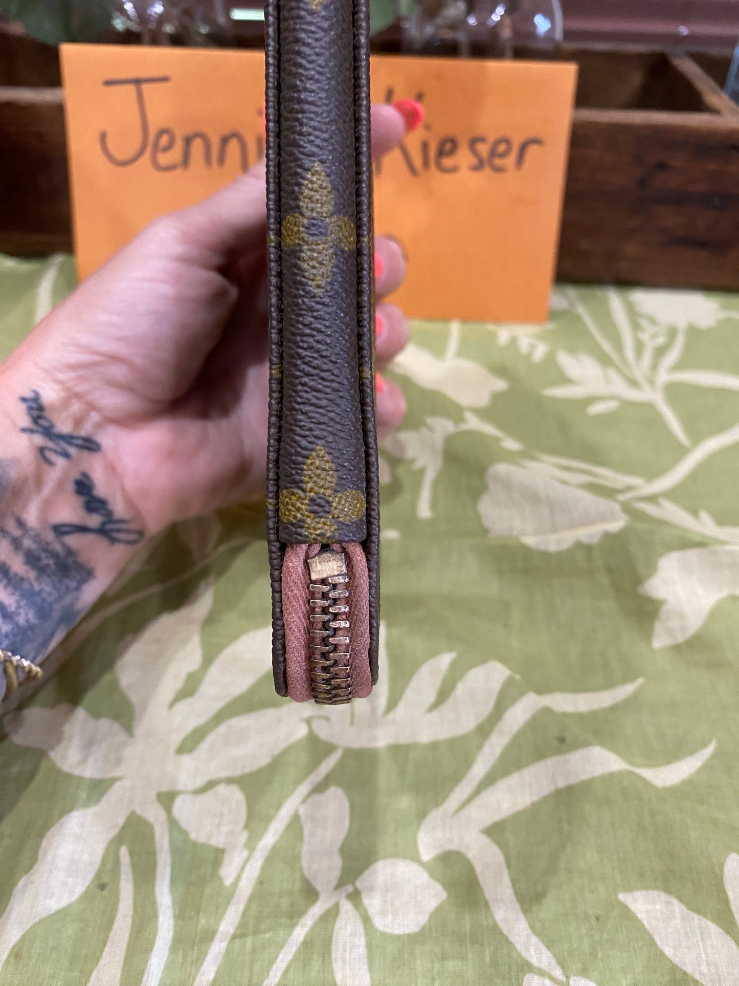 Vintage Zip Around Passport Cover