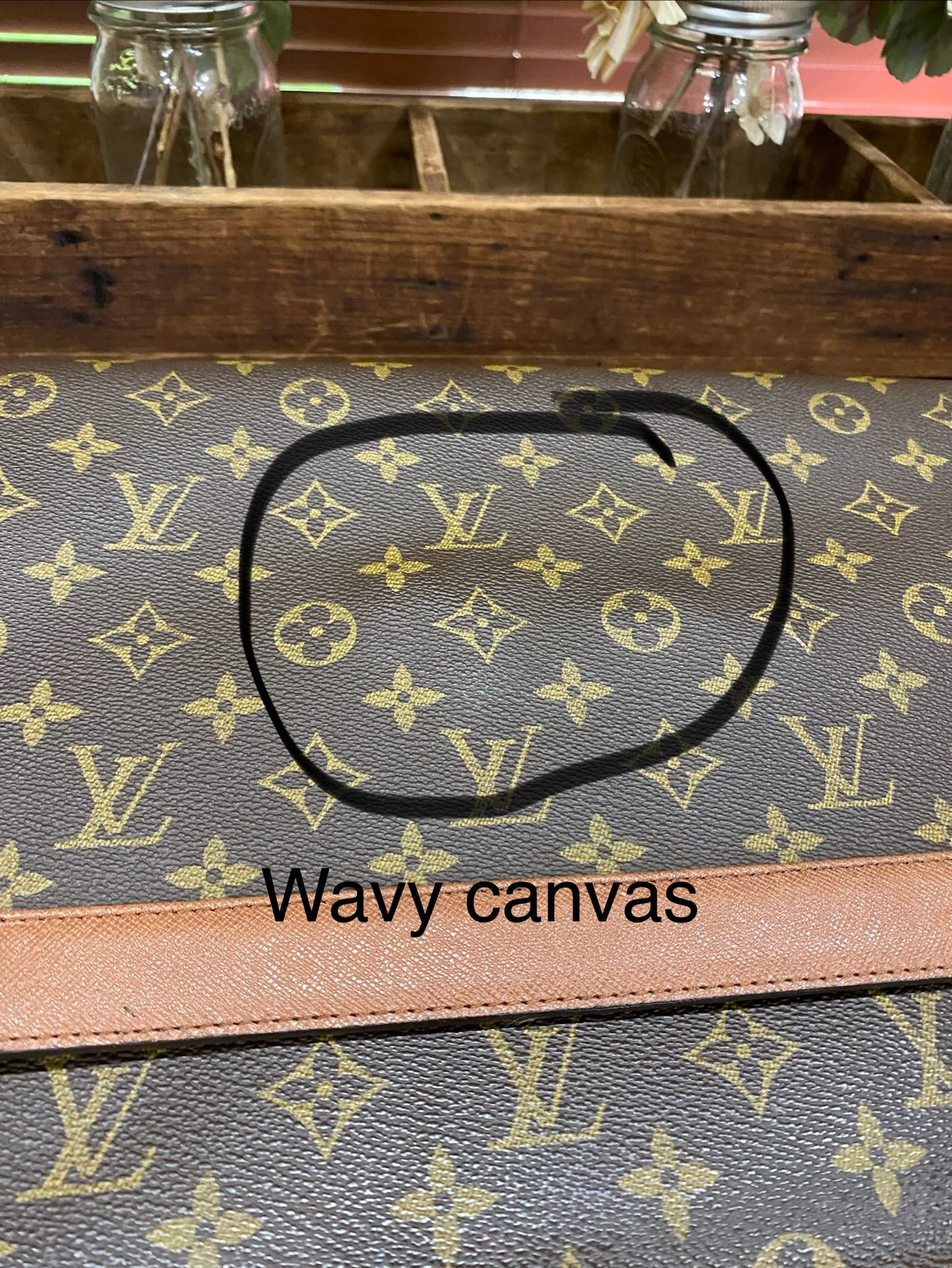 Vintage Porte Document Business Envelope Clutch