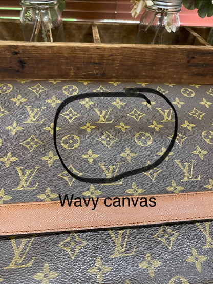 Vintage Porte Document Business Envelope Clutch