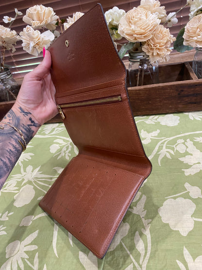 Vintage Passport Wallet Clutch