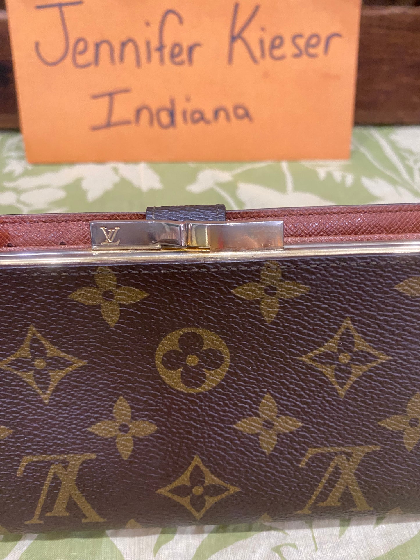 Vintage Kisslock Long Wallet