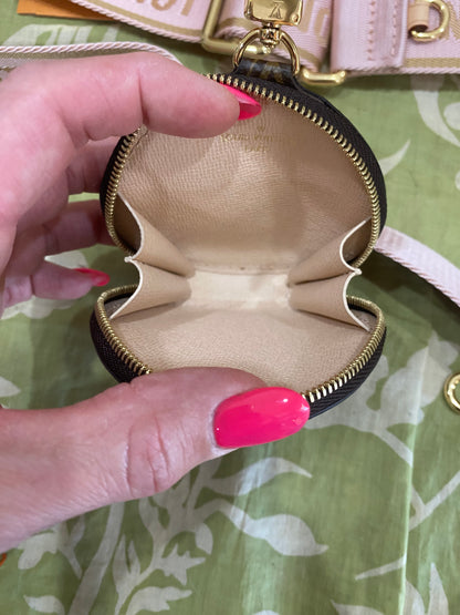 NEW Jacquard Removable Adjustable Strap and Coin Pouch