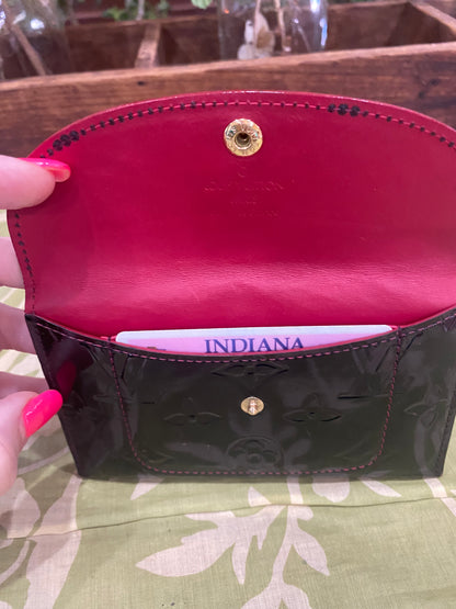 Vernis Envelope Plate Pouch (black)