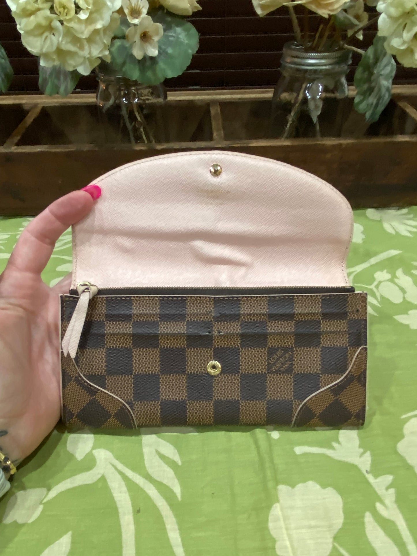 Caissa Wallet in Damier
