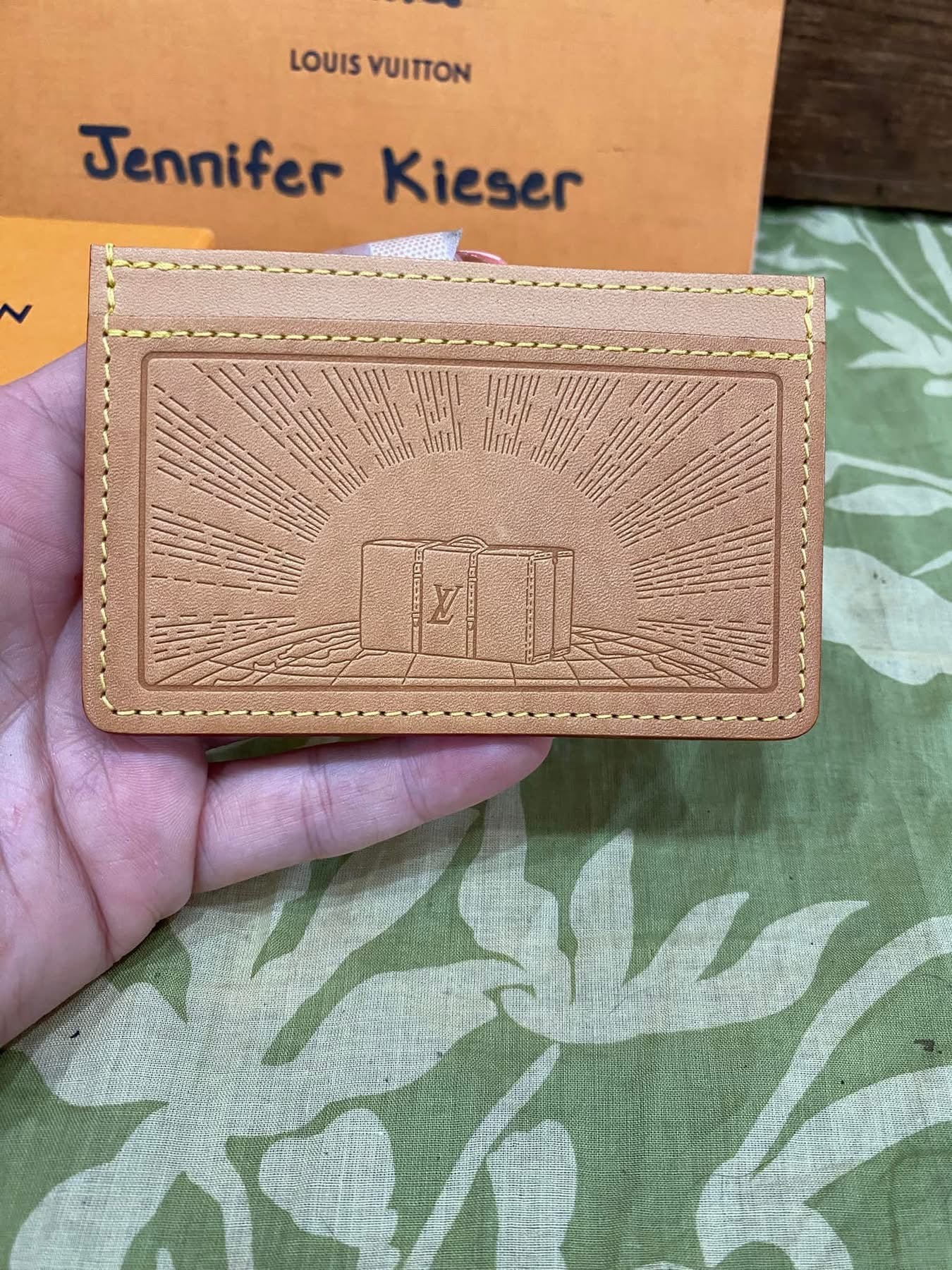 Vachetta Porte Cartes Voyage Credit Card Case