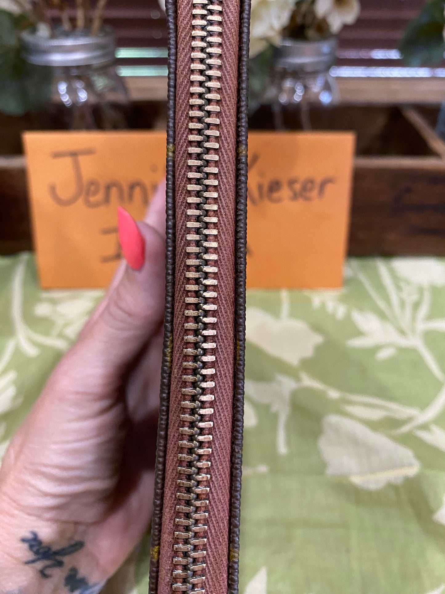 Vintage Zip Around Passport Cover