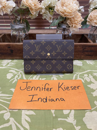 Vintage Passport Wallet Clutch