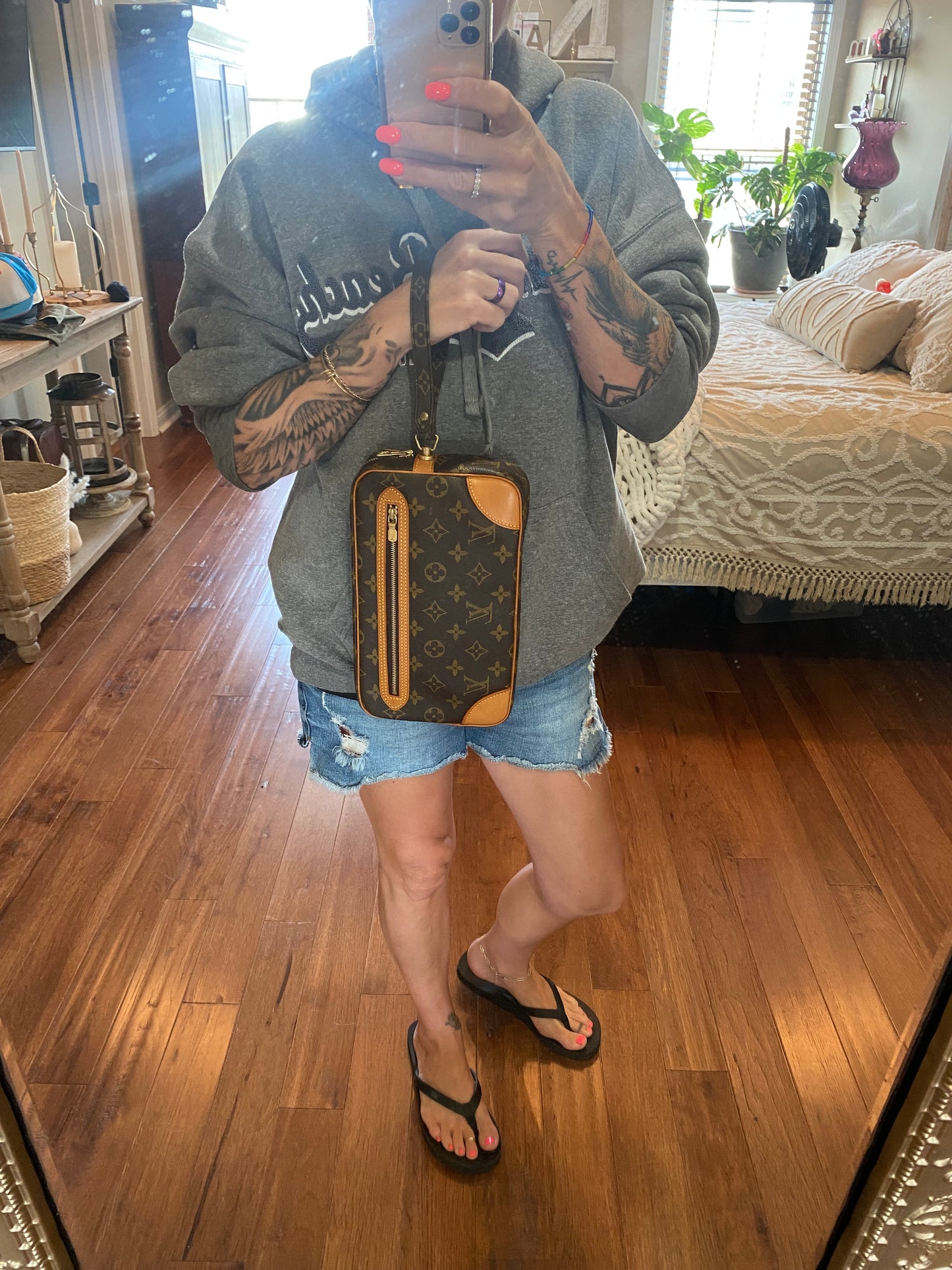Vintage Marly Dragonne Wristlet Clutch