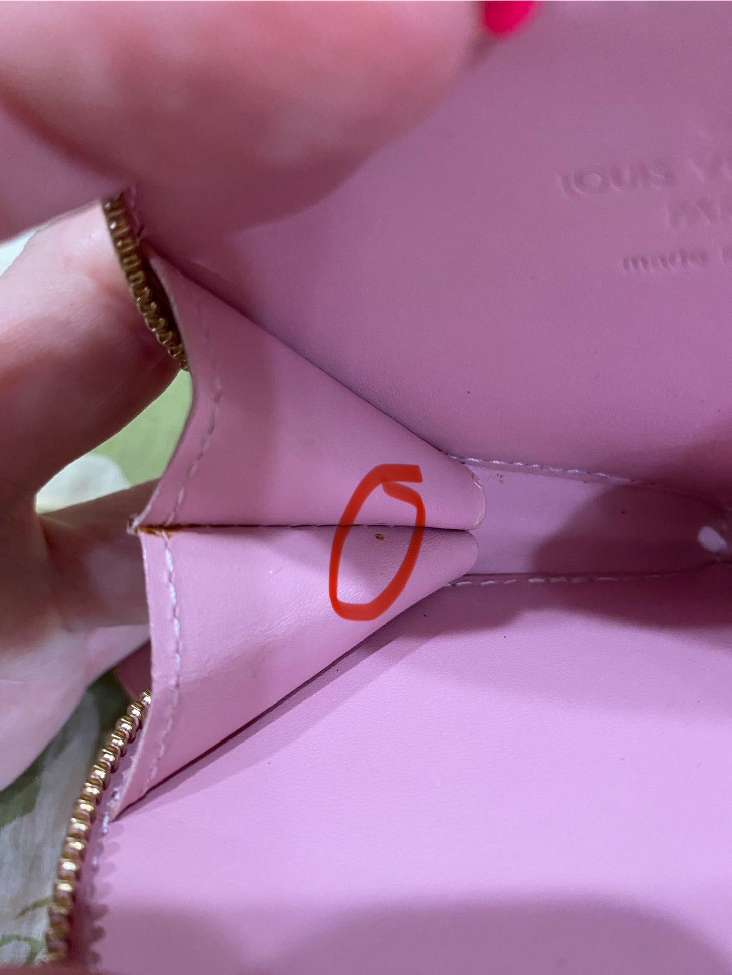 Pink Vernis Heart Coin Purse/Bag Charm