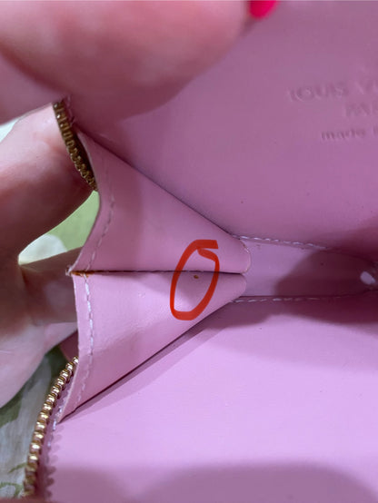 Pink Vernis Heart Coin Purse/Bag Charm