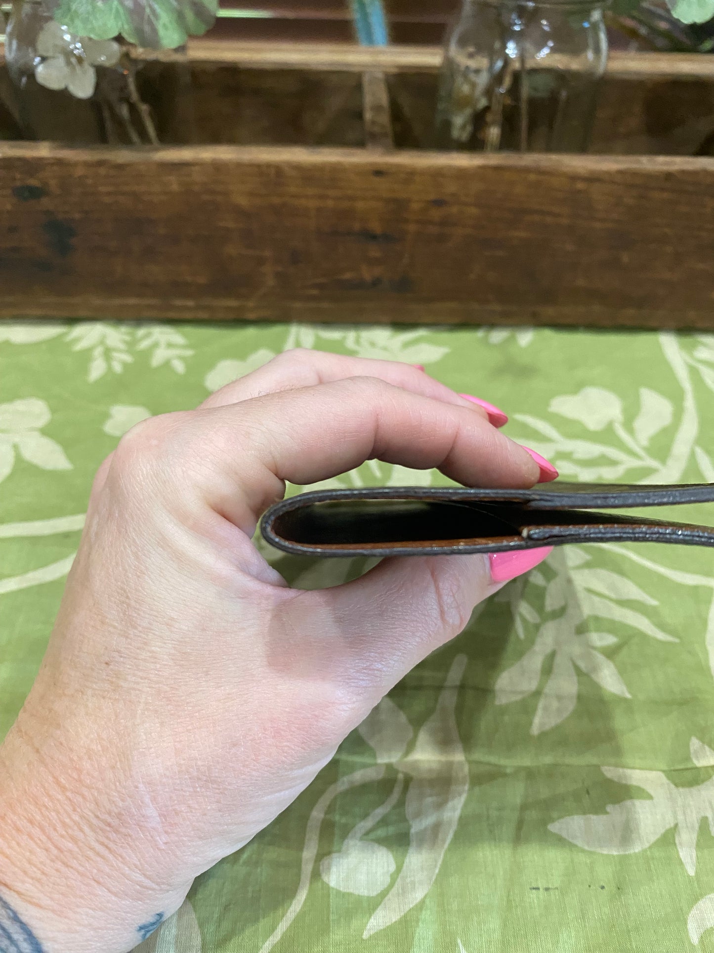 Vintage Checkbook Cover