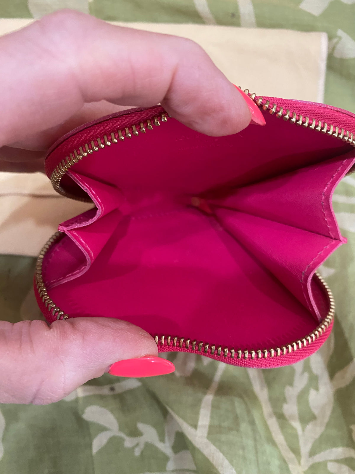 Vernis Porte Monnaie Heart Coin Purse/Bag Charm