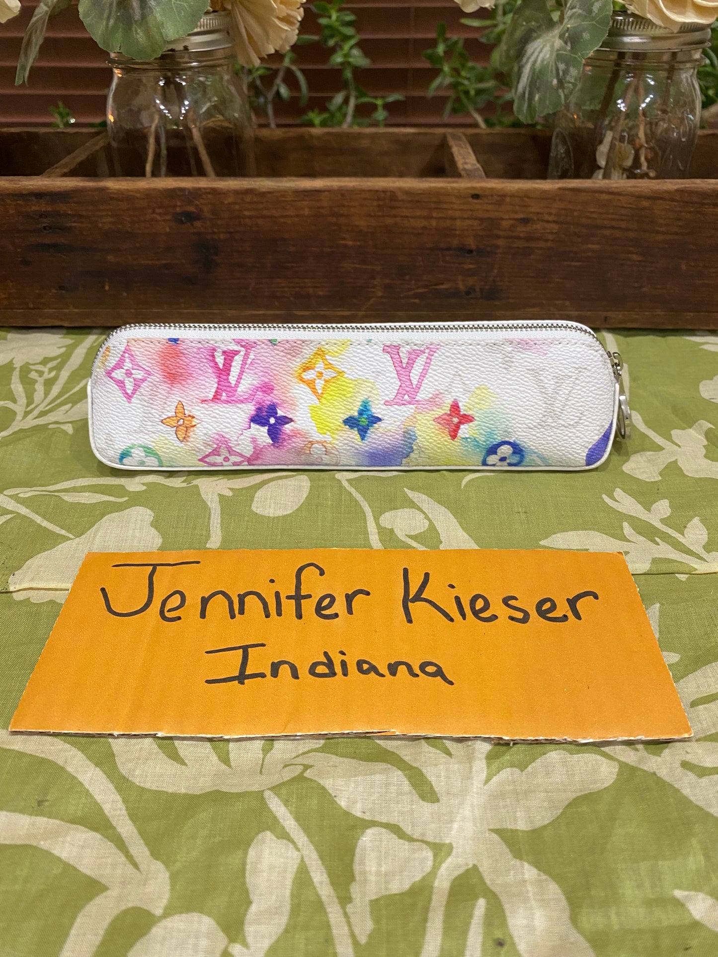 NEW Elizabeth Watercolor Pencil Case