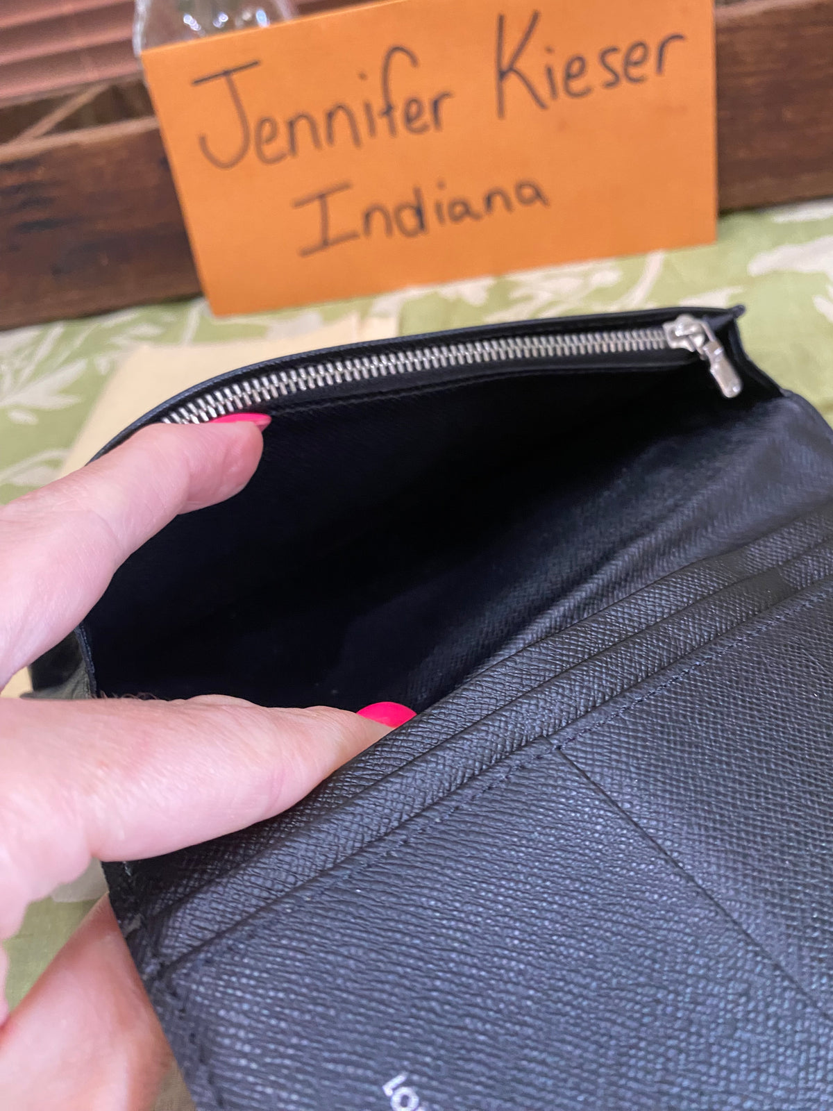Brazza Wallet in Graphite