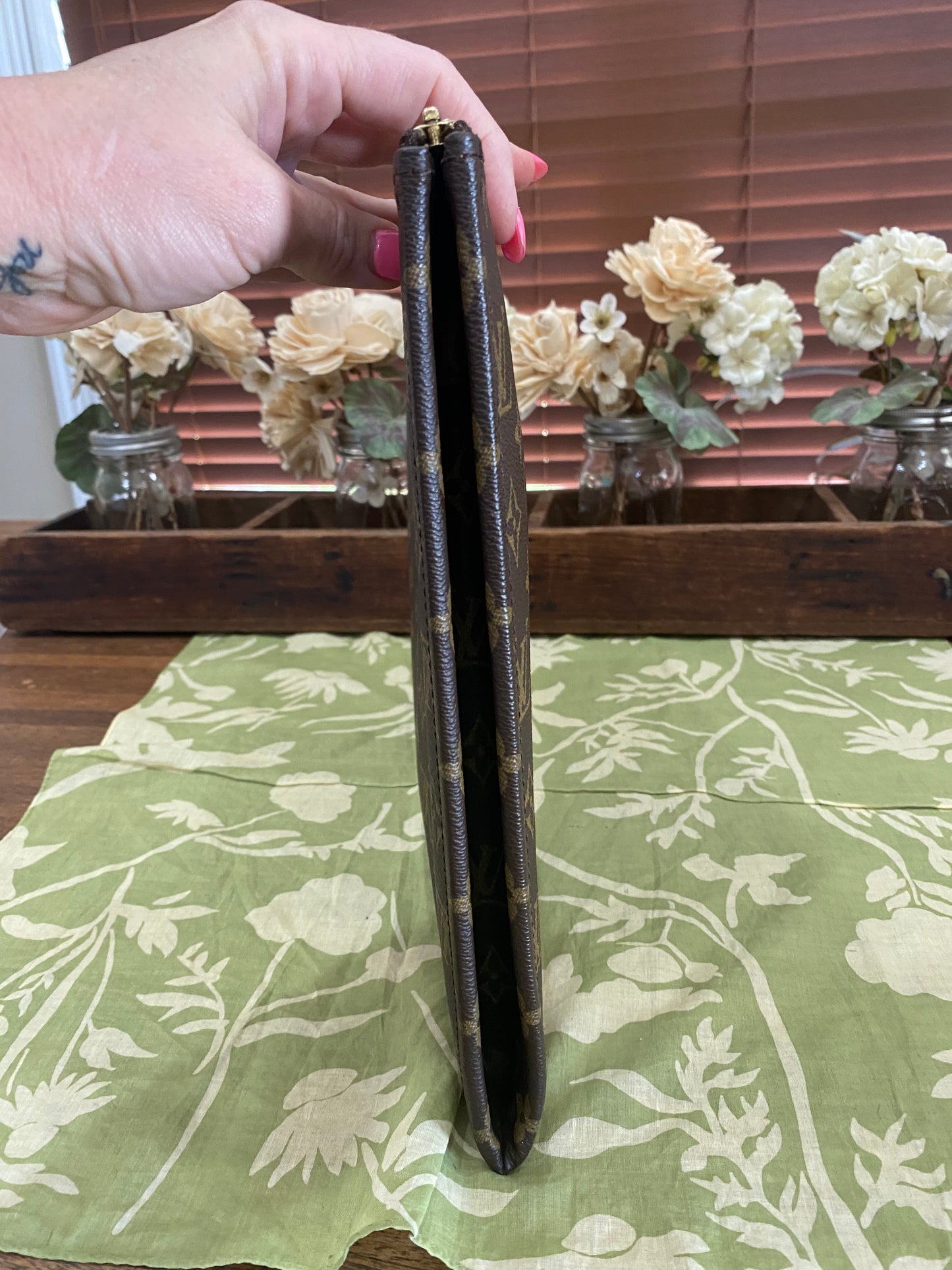 Vintage Porte Document Portfolio Clutch