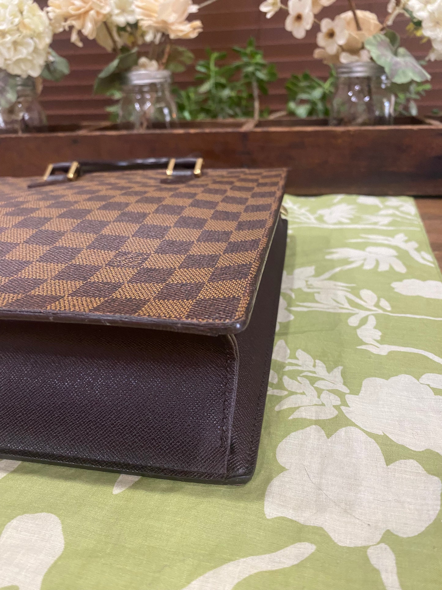 Venice PM Sac Plat in Damier Ebene