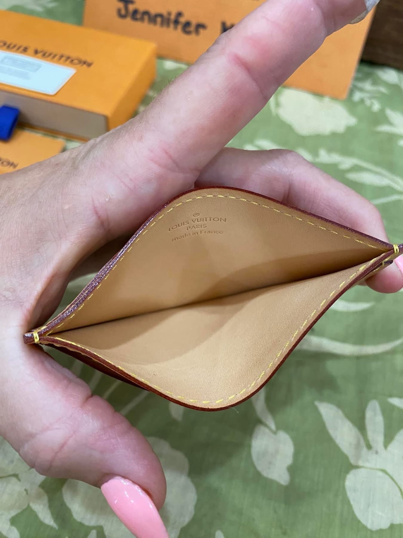 Vachetta Porte Cartes Voyage Credit Card Case