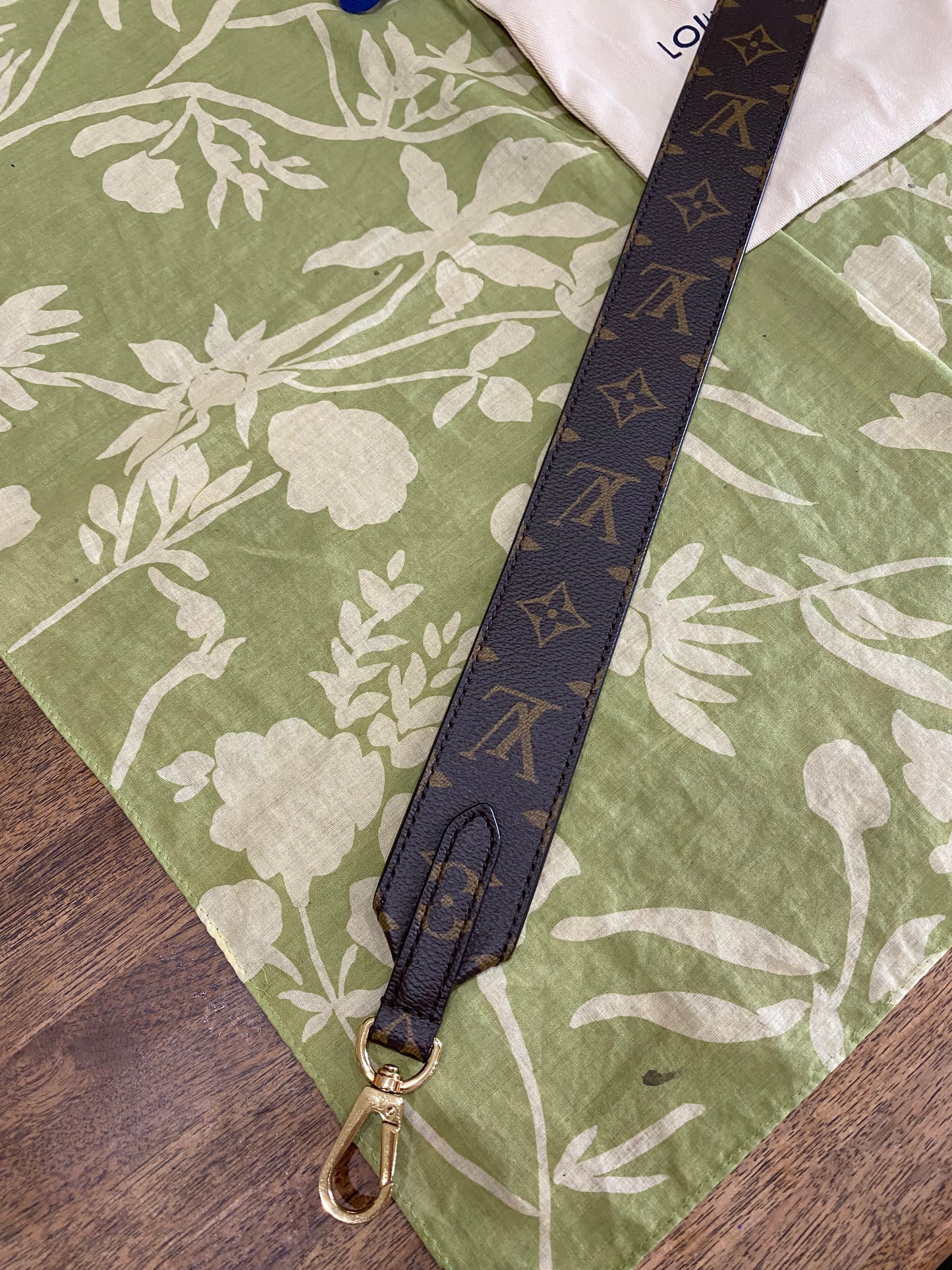 Monogram/Rose Ballerine Bandouliere Shoulder Strap