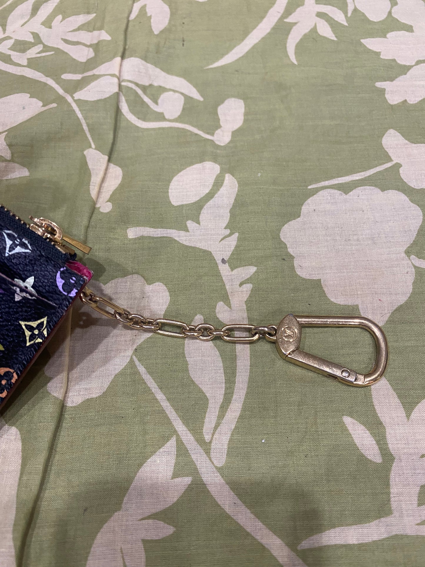 Black Multicolor Pochette Cles NM Key Pouch