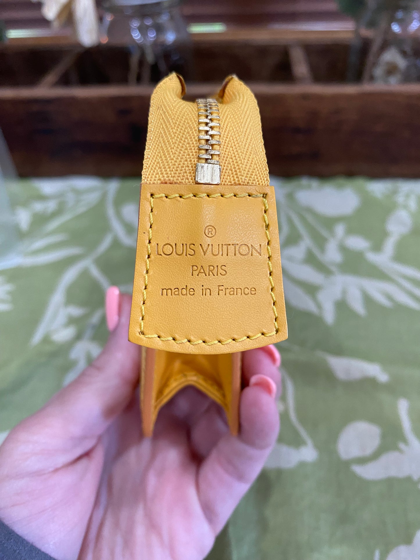 Toiletry 15 (Epi leather in Tassil Yellow)