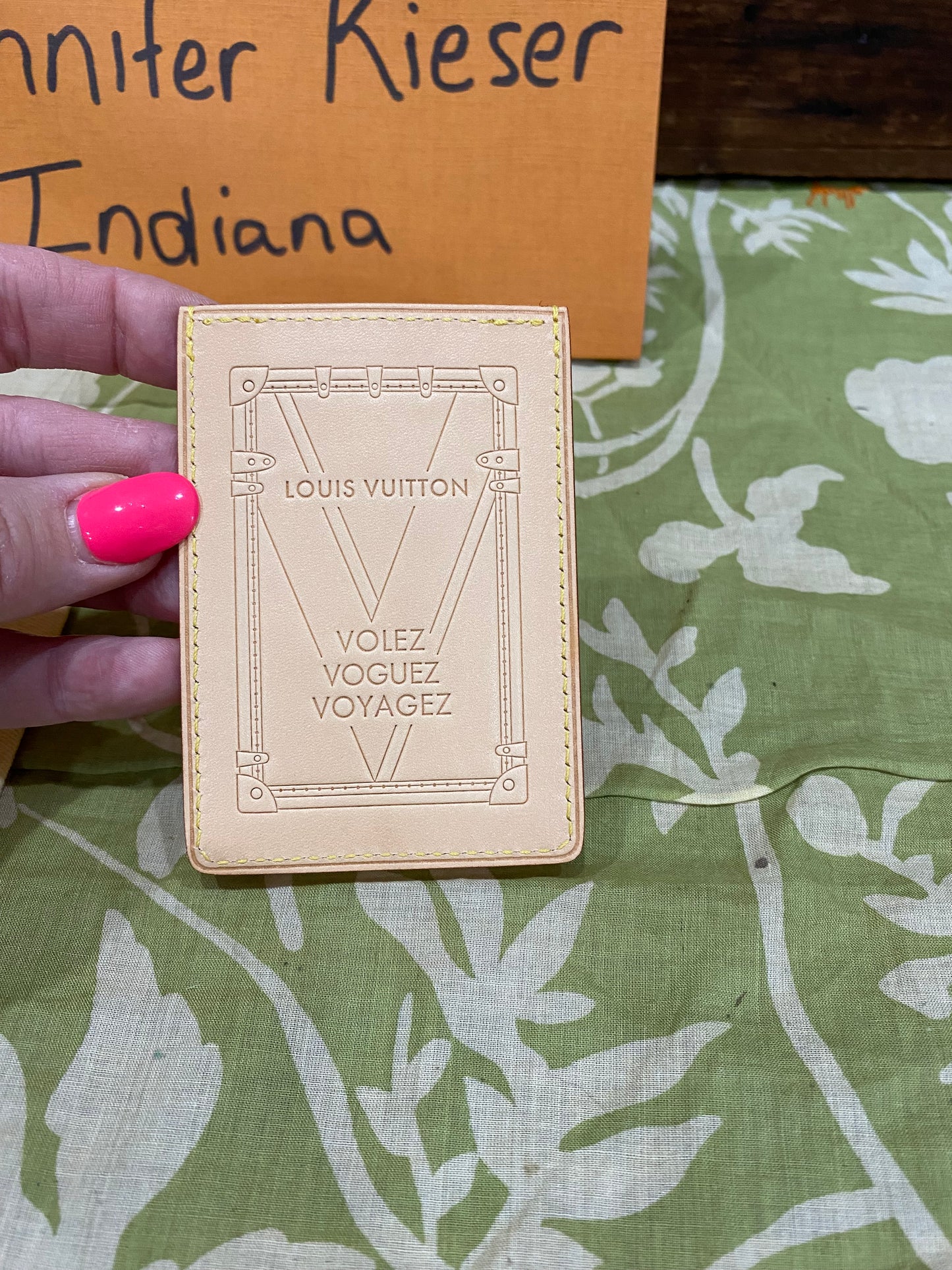 Vachetta Credit Card Case