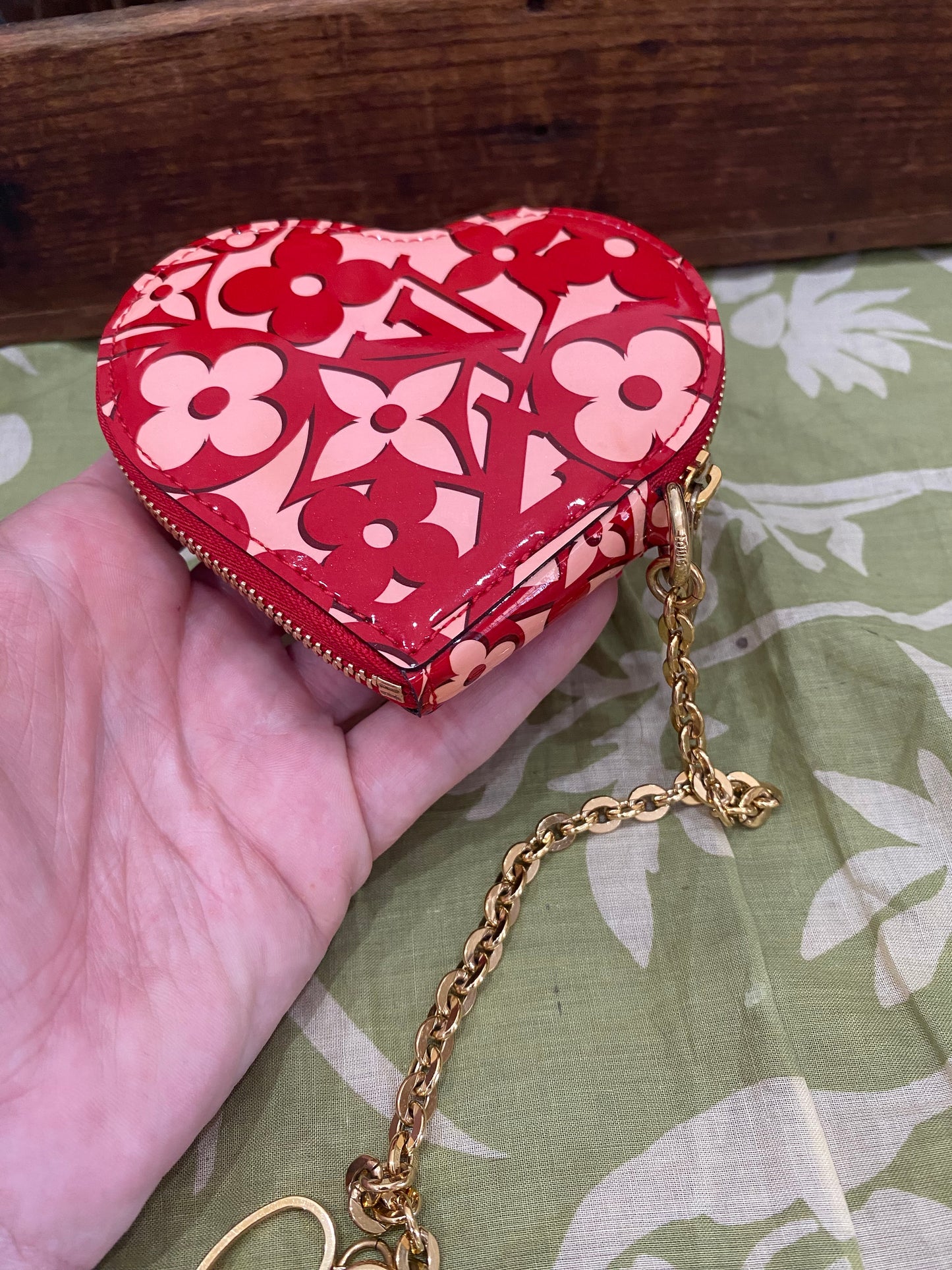 Vernis Sweet Porte Monnaie Coer Heart Coin Purse/Bag Charm