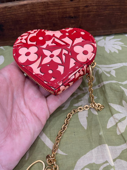 Vernis Sweet Porte Monnaie Coer Heart Coin Purse/Bag Charm