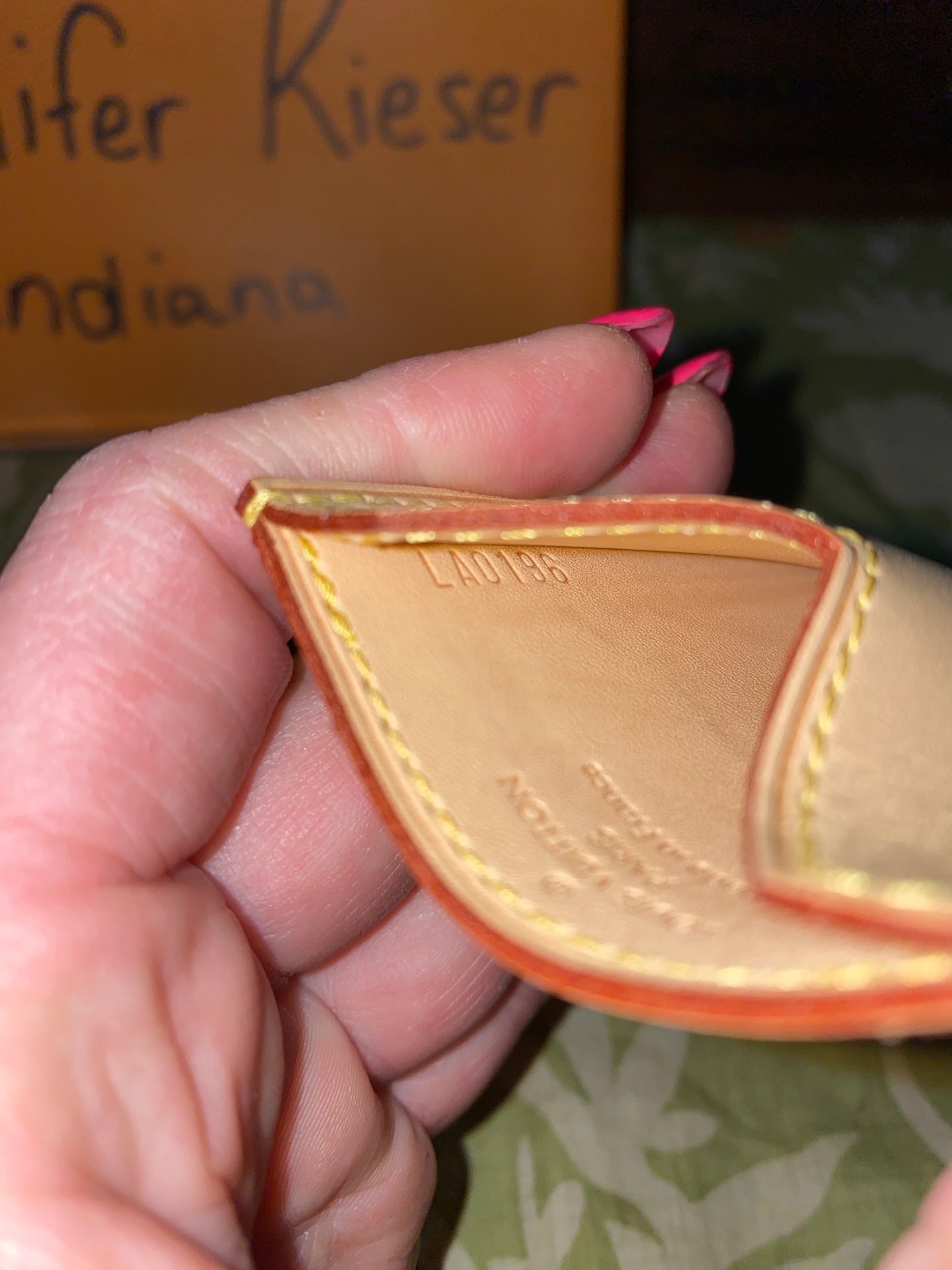 Vachetta Credit Card Case