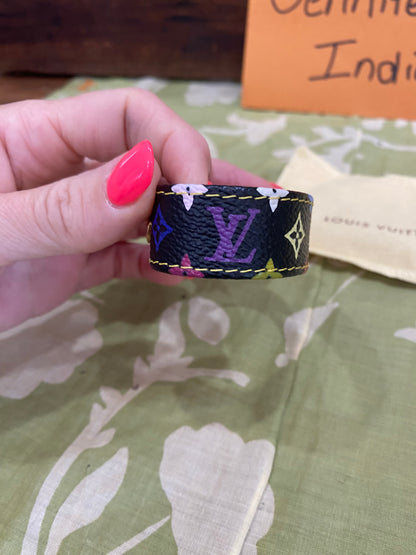 Multicolored Monogram Roppongi/VIP Snap Bracelet