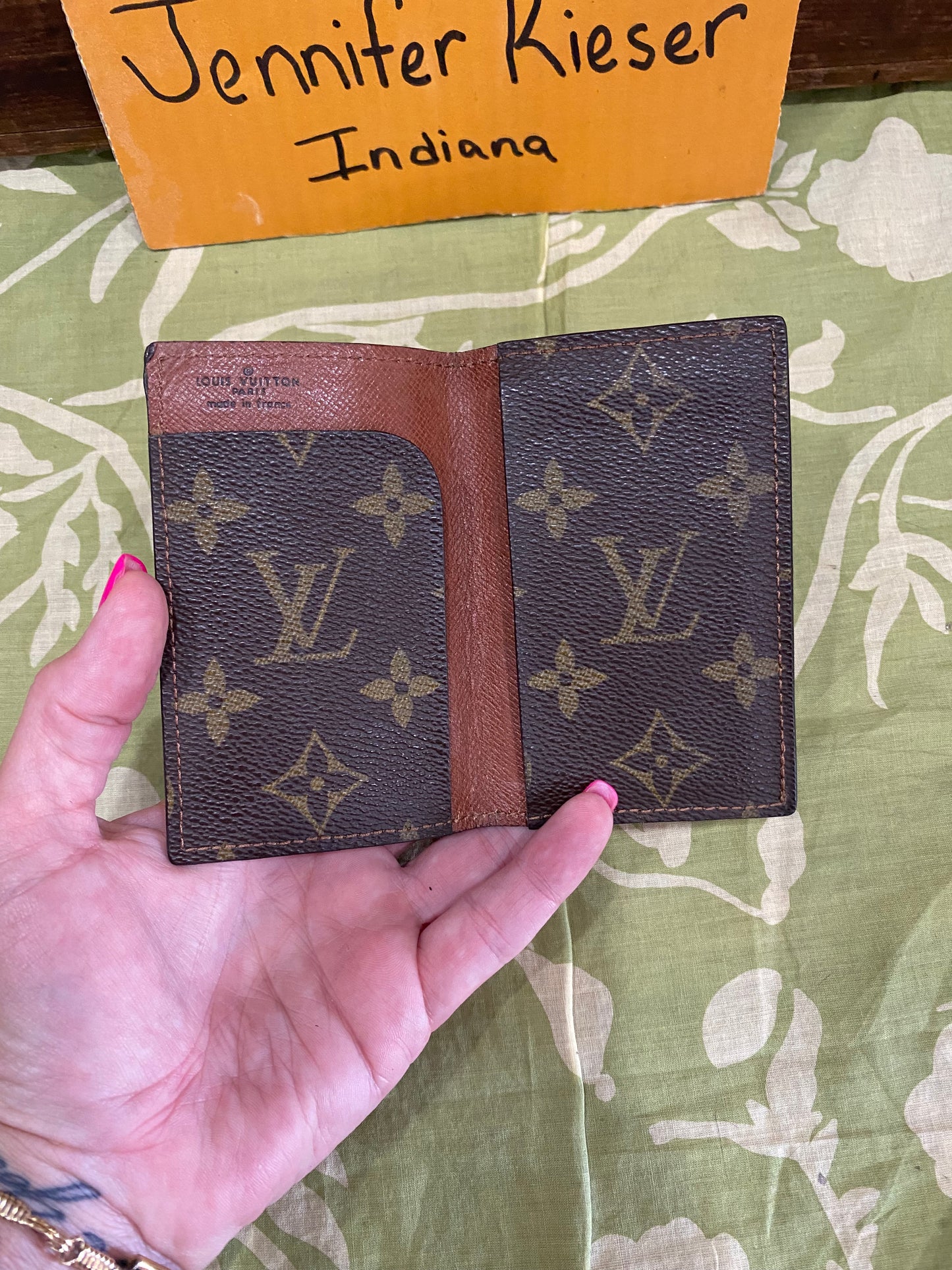 Vintage Credit Card Holder/Pocket Organizer