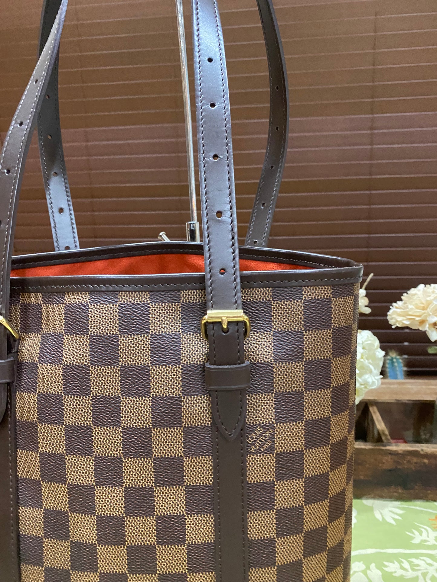 Bucket Bag GM Damier Ebene