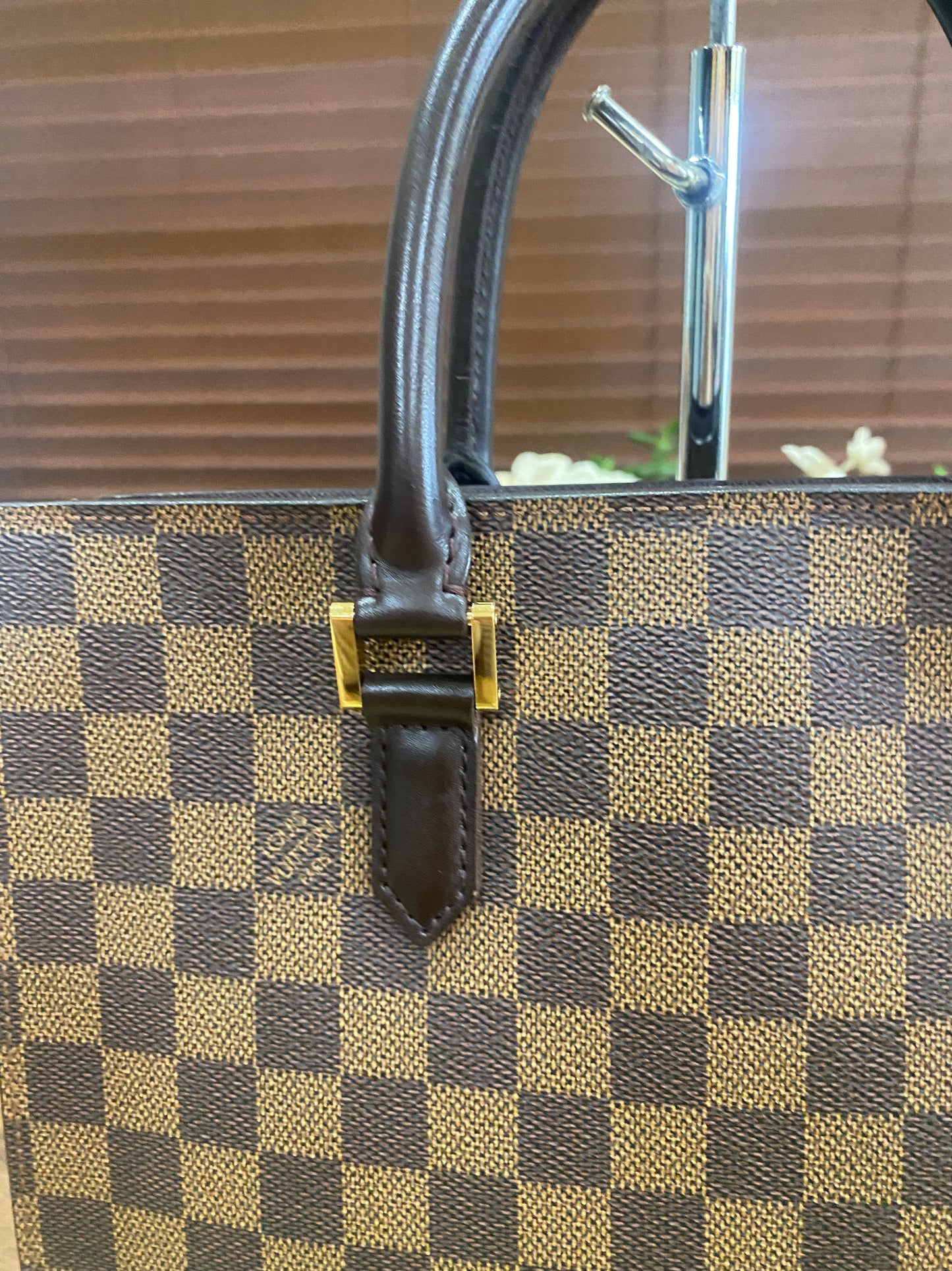 Venice PM Sac Plat in Damier Ebene