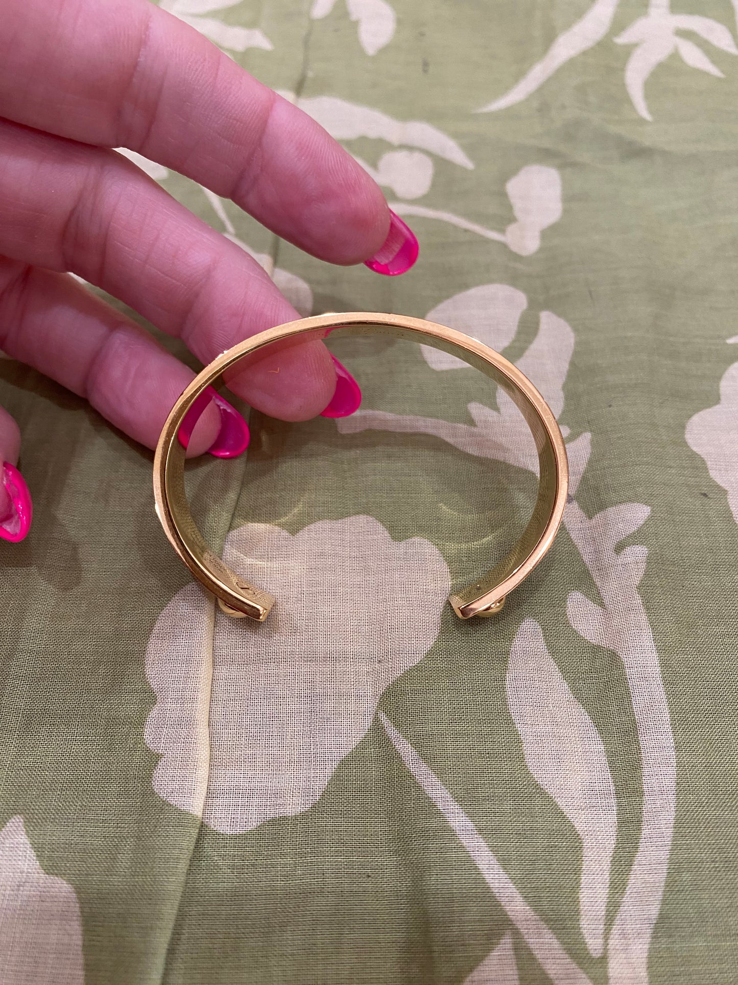 Monogram Jonck Wild Bangle Cuff Bracelet
