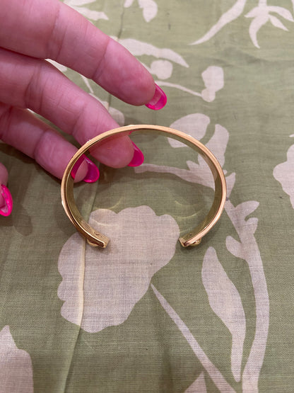 Monogram Jonck Wild Bangle Cuff Bracelet