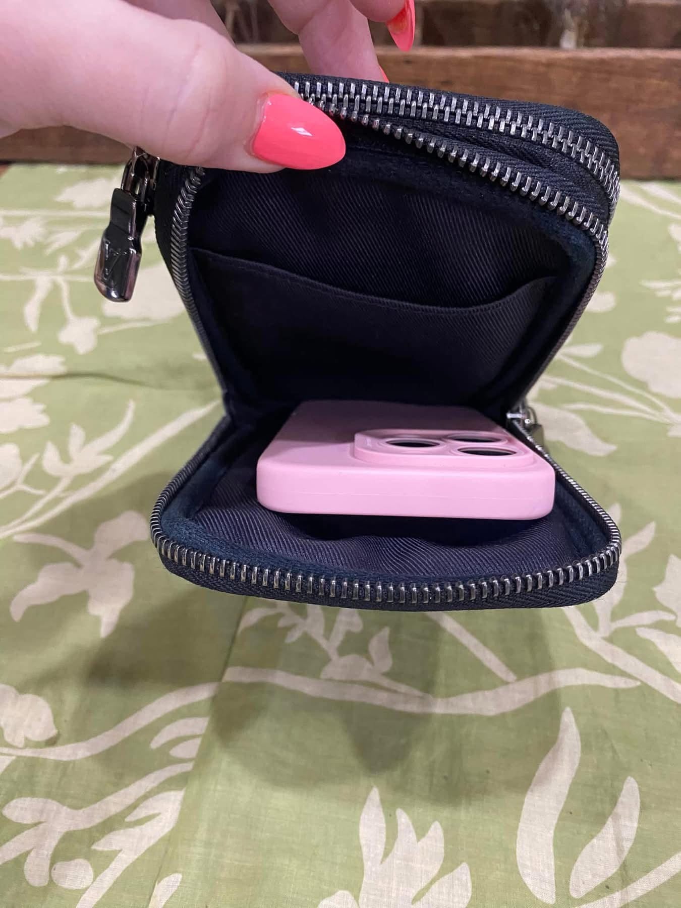 Reverse Monogram Eclipse Double Phone Pouch