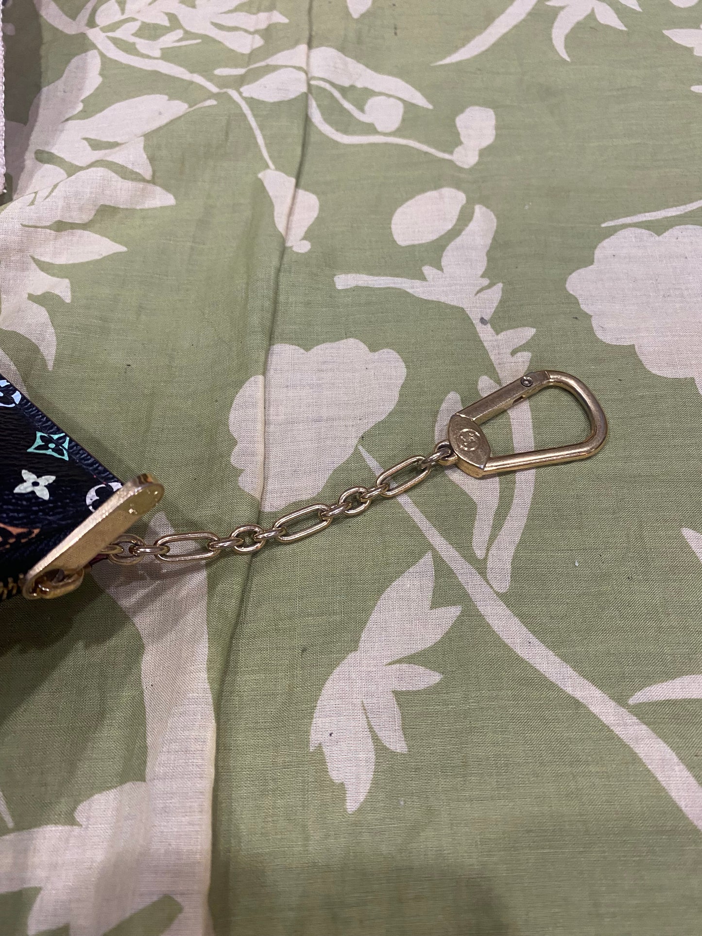 Black Multicolor Pochette Cles NM Key Pouch